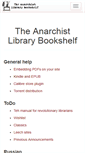 Mobile Screenshot of bookshelf.theanarchistlibrary.org